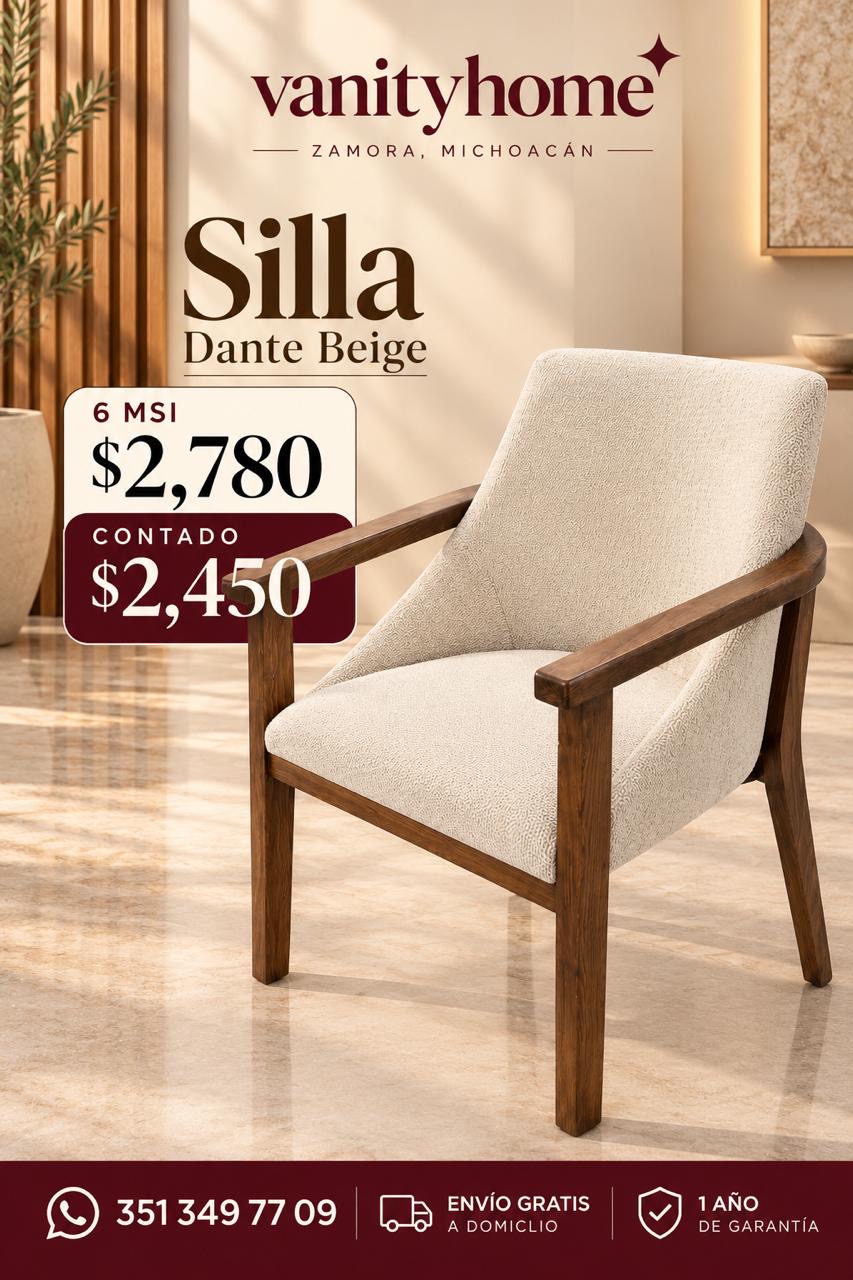 Silla Dante Beige