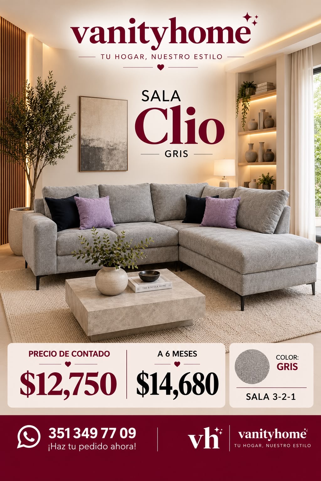 Sala Clio Gris