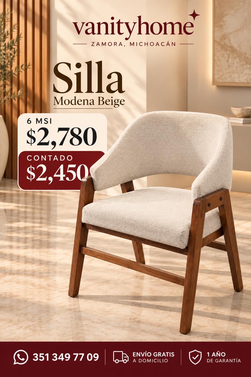 Silla Modena Beige