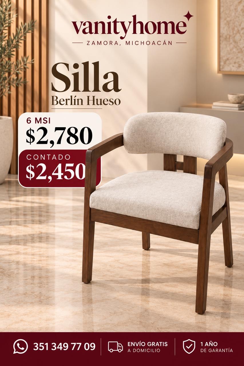 Silla Berlín Hueso