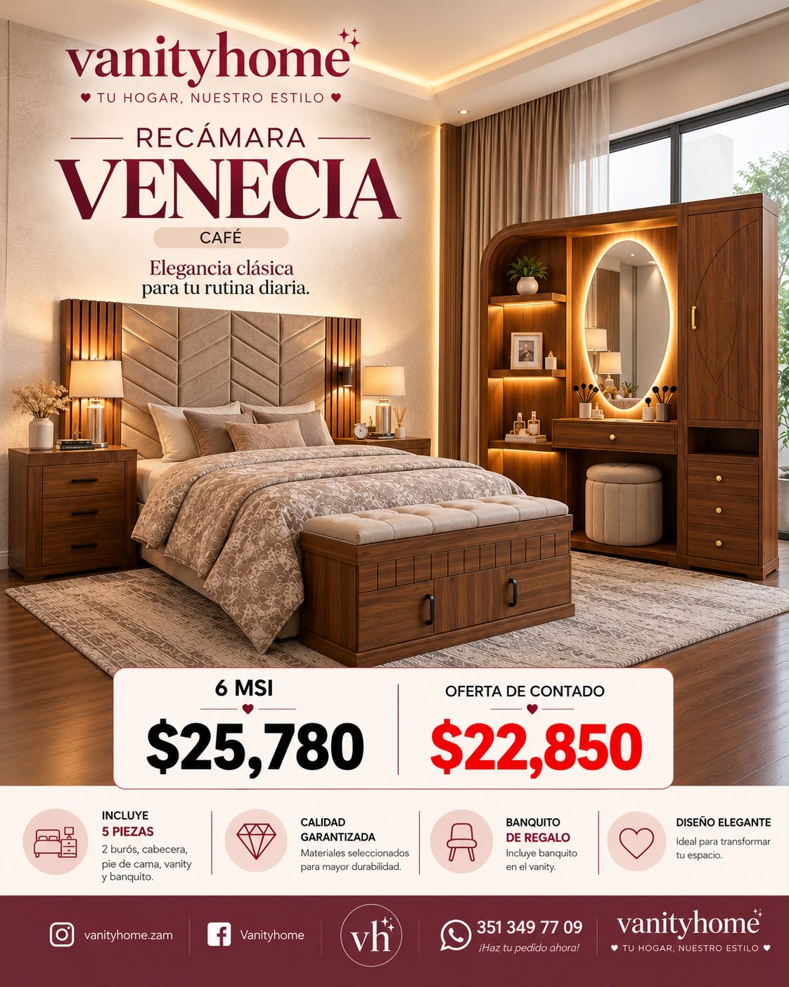 Recámara Venecia
