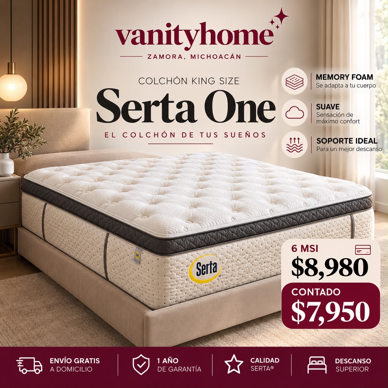 Colchón Será One King Size